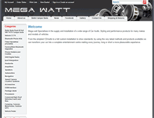 Tablet Screenshot of mega-watt.co.uk